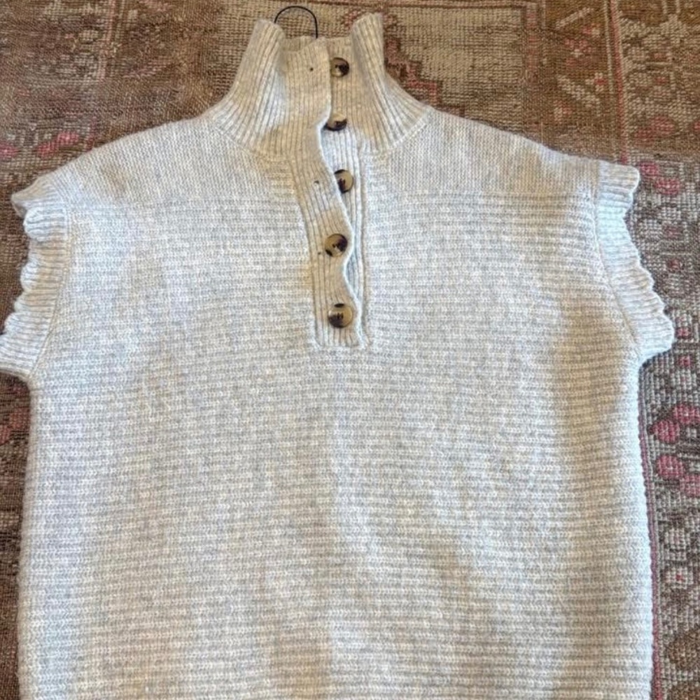 FRNCH Paris scalloped sweater from anthropologie